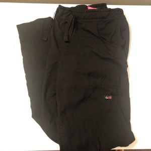 Koi lite small petite black scrub pants